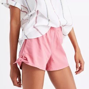 Madewell Pull-On Side-Tie Shorts
